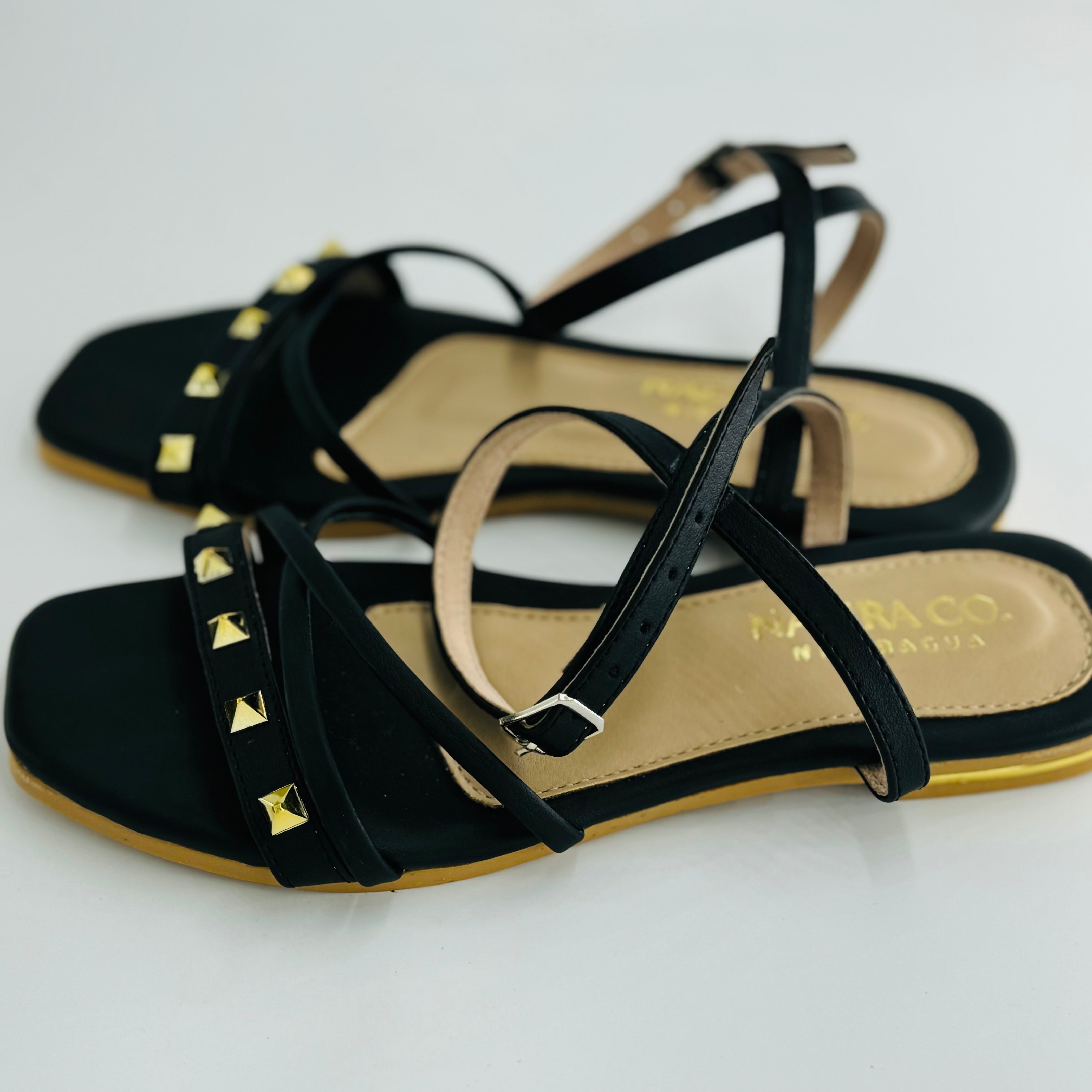 Toe Slip-On Flat Sandals With Comfortable Bare Strap And Open Toe Design
