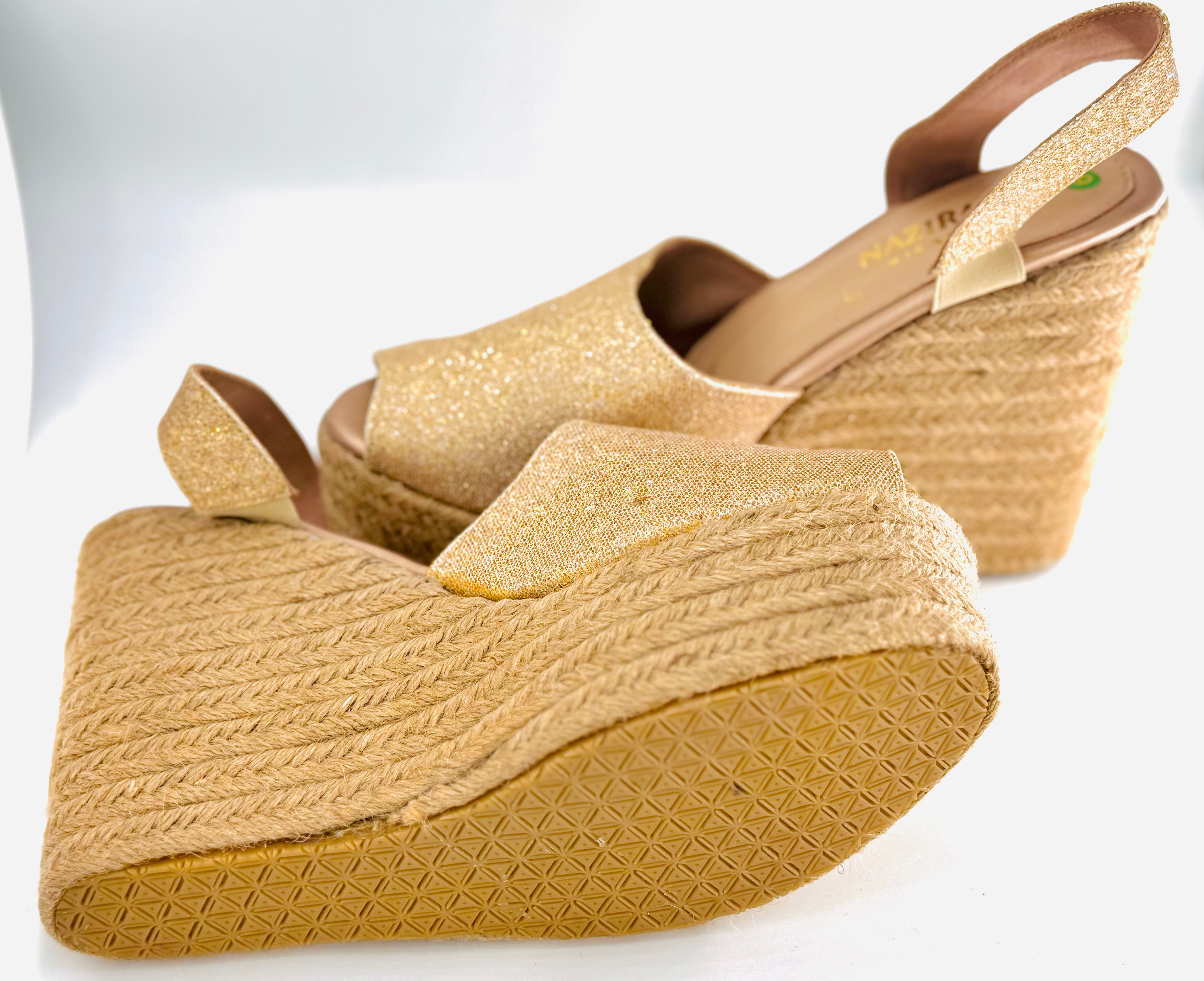 Bright Colombian jute heels