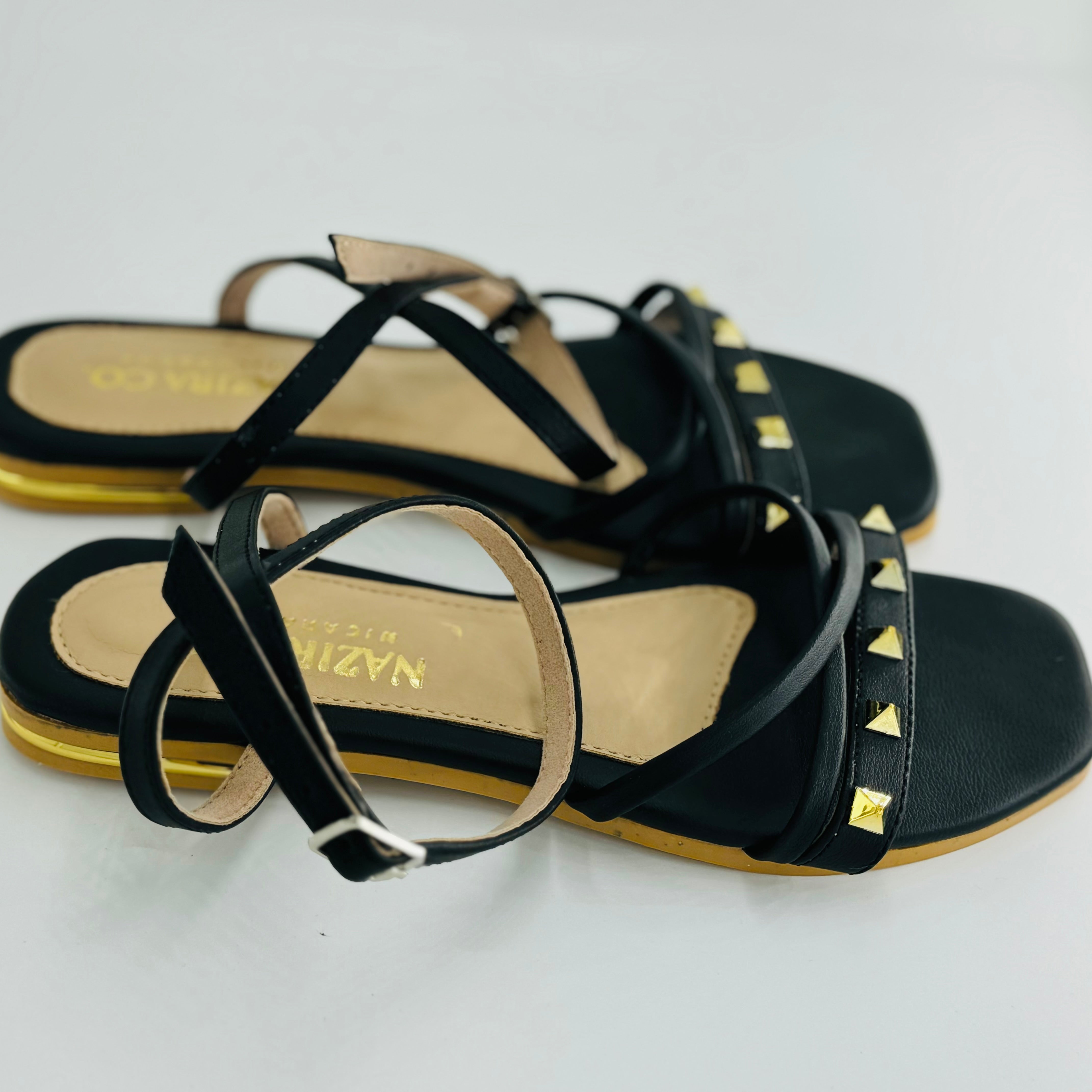 Toe Slip-On Flat Sandals With Comfortable Bare Strap And Open Toe Design