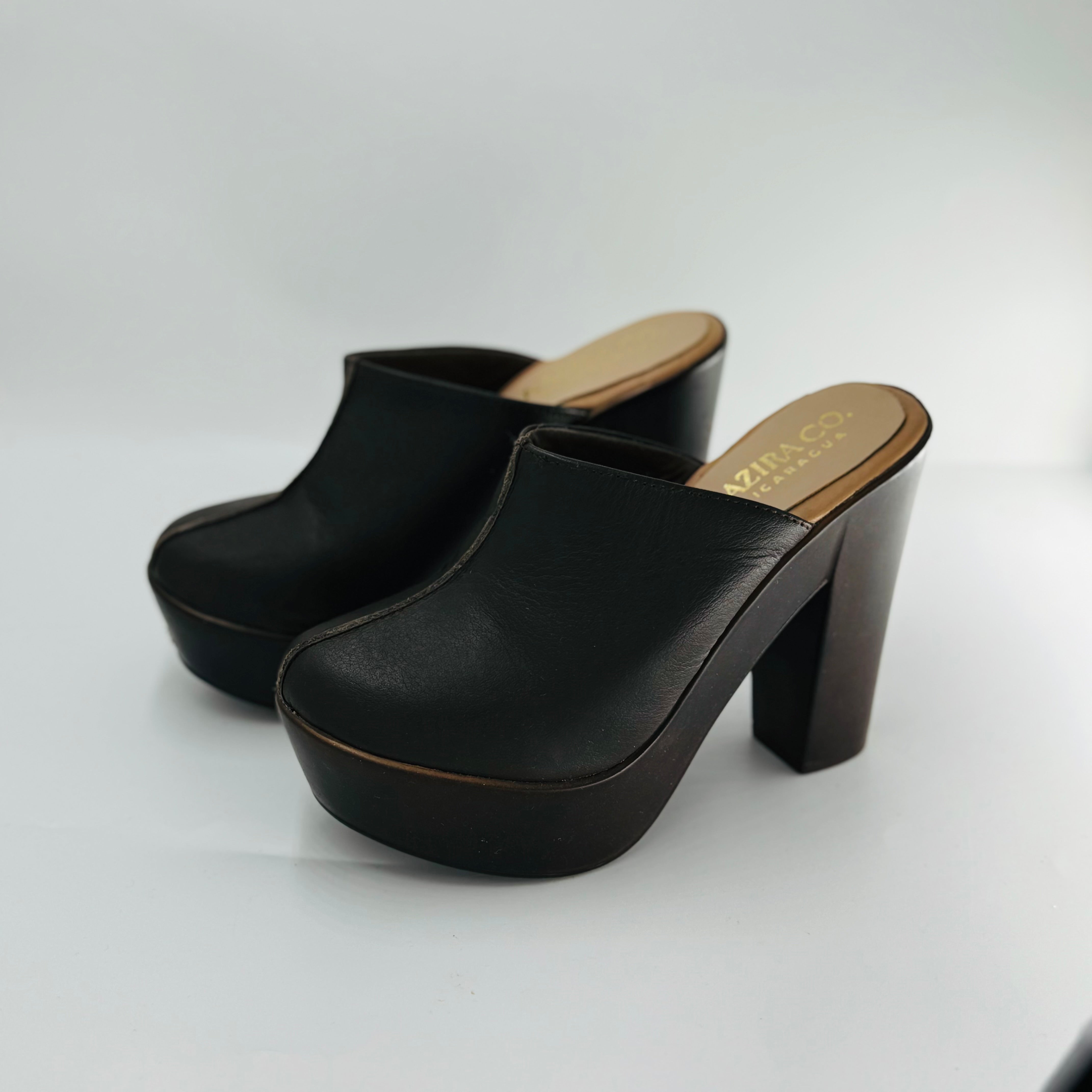Soft leather heels