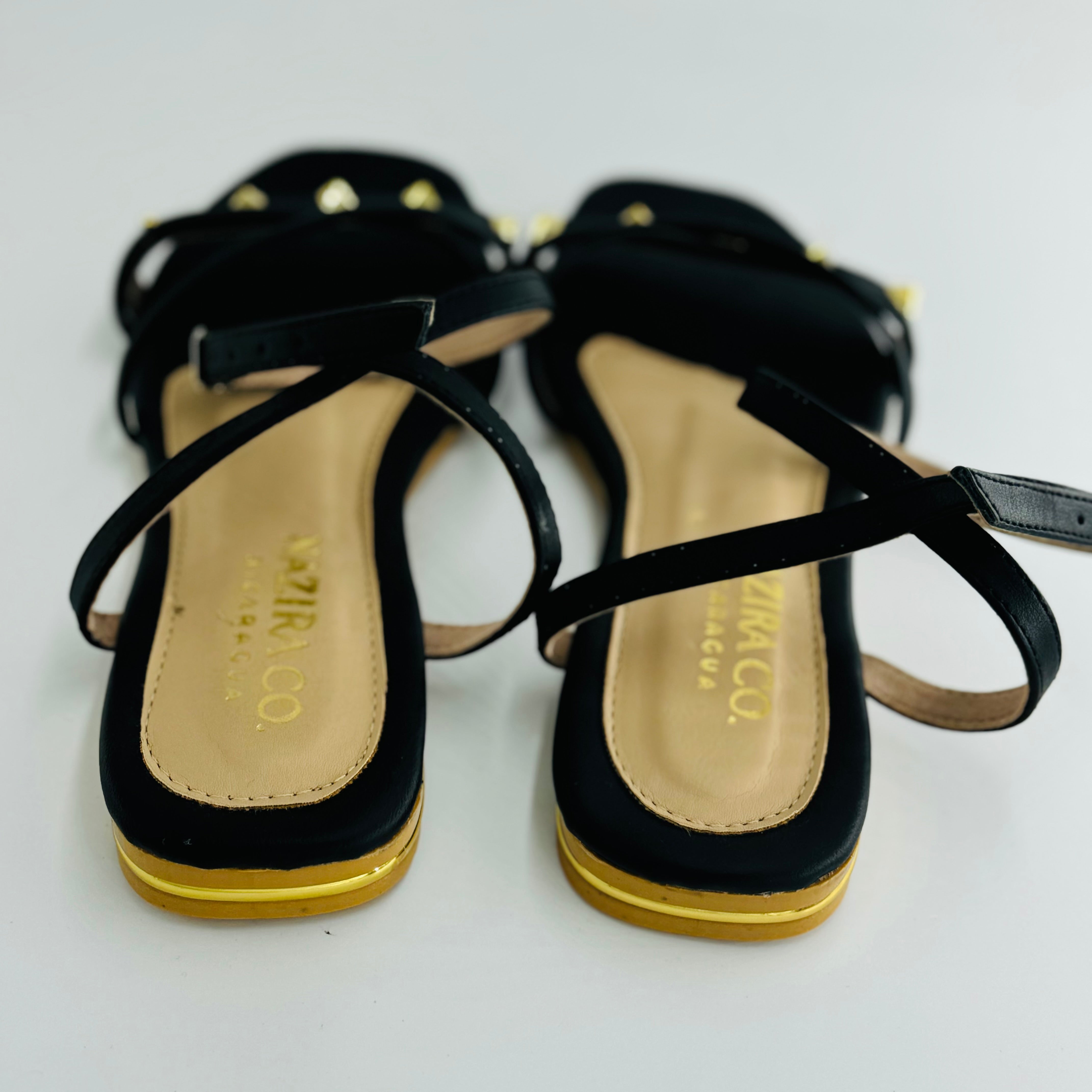 Toe Slip-On Flat Sandals With Comfortable Bare Strap And Open Toe Design